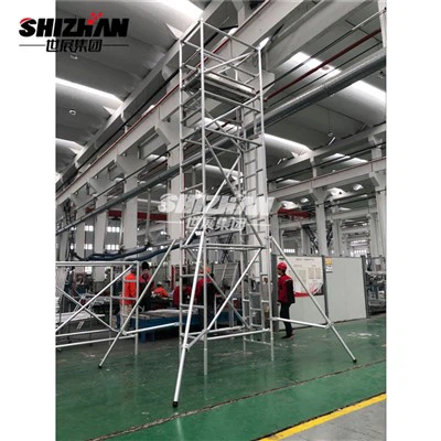 Torre de andamio de aluminio con certificado CE móvil